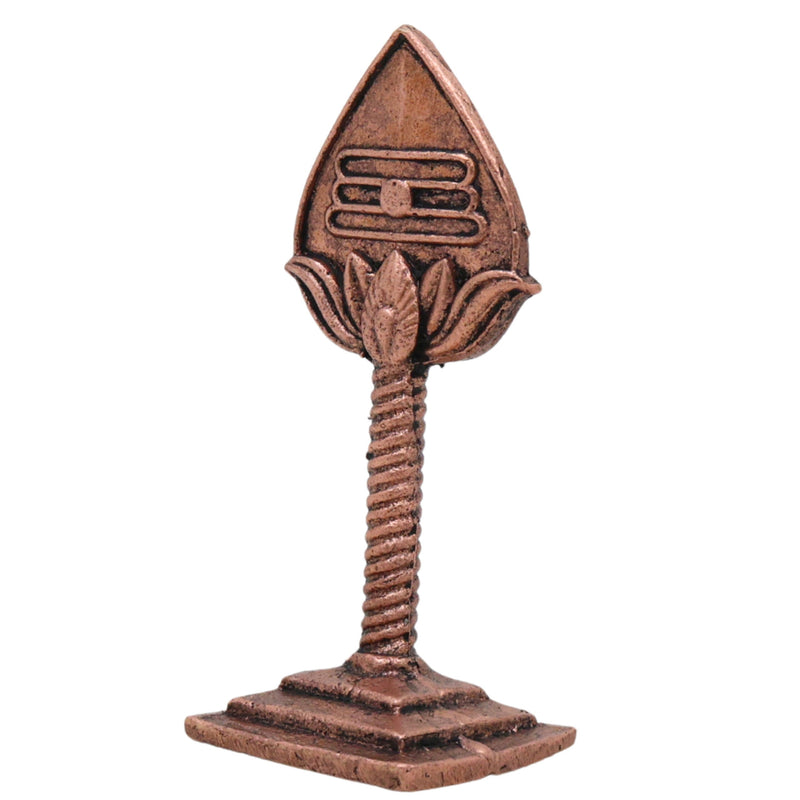 Copper Murugan Vel Idol,Tamra Velayudham, Skanda Subramanya Kartikeya Shakti Vel for Puja & Home Temple, Brown, 2.5 Inch, 1 Piece
