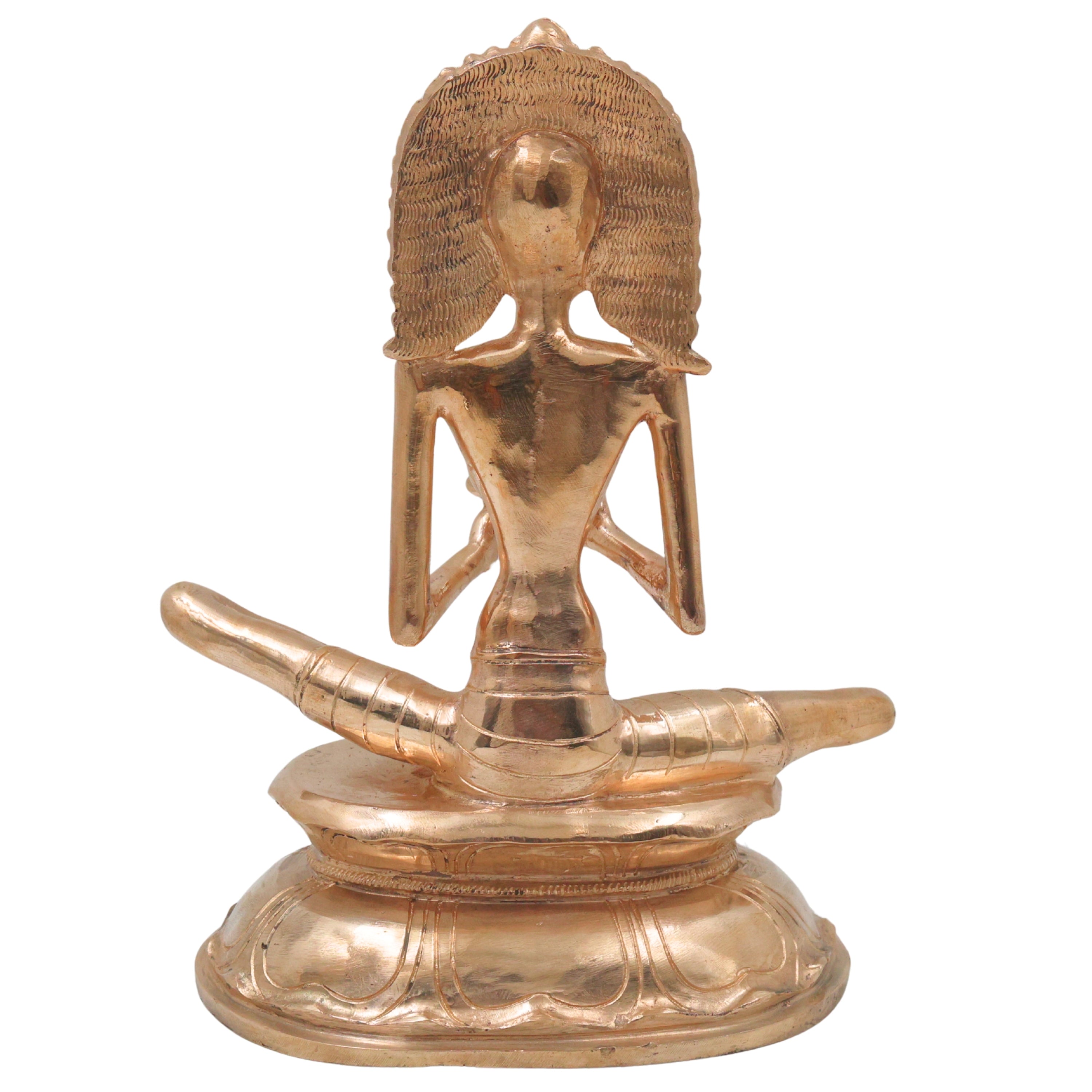 Bronze Karaikkal Ammaiyar Idol Karaikal Amman Ammai Shaivite, Gold, 10 Inch, 1 Piece