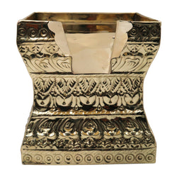 Brass Abhishek Patra Soma suthra for Shivling Abhishekam Lingabhishekam Rudrabhishek Puja Vessel Pital Peetal Hittale Abhisheka Patram Kalasam Temple Kalasha Lota Mandir Pooja Patra, Gold, 8.5 Inch, 1 Piece