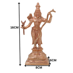 Bronze Rama Darbar  Idol, Shri Ram Parivar Murti with Sita Lakshman Hanuman, Gold, 6.5 Inch, 1 Piece