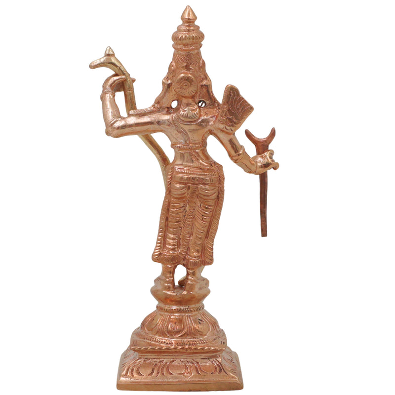 Bronze Rama Idol, Shri Ramachandra Kodanda Rama Murti, Gold, 5 Inch, 1 Piece