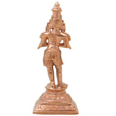 Bronze Hanuman Idol, Bajrangbali Anjaneya Maruti Mahaveer Pavansut Ram Bhakt Hanuman Murti, Gold, 4.5 Inch, 1 Piece
