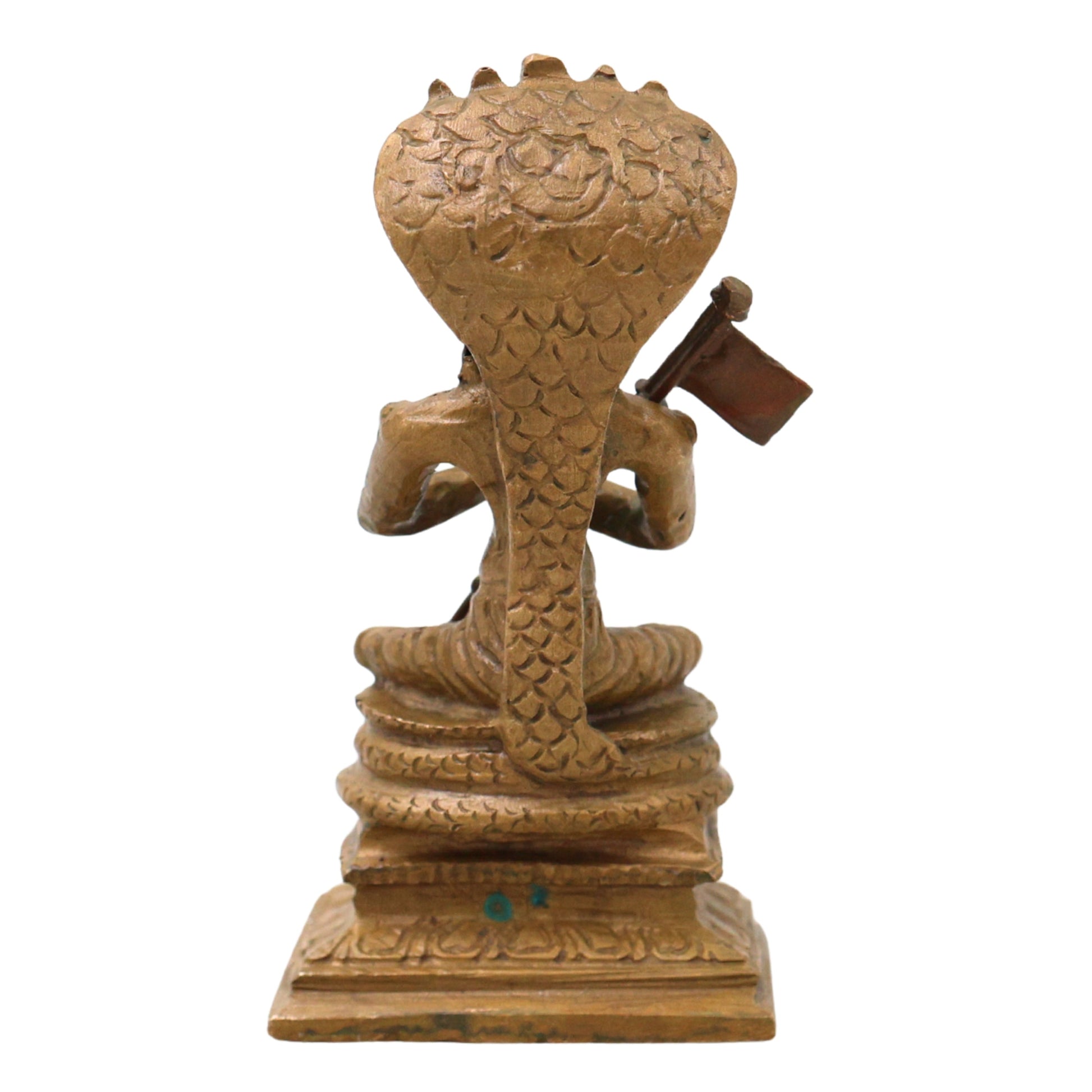 Bronze Manavalamamuni Idol Varavara Muni Yatindra Pravanar Sri Vaishnava Acharya Murti Panchaloha Style Statue for Pooja Mandir Home Decor Gift, Brown, 3 Inch, 1 Piece