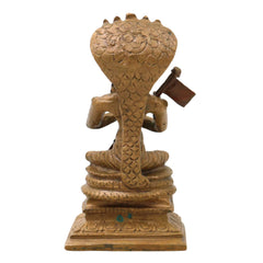 Bronze Manavalamamuni Idol Varavara Muni Yatindra Pravanar Sri Vaishnava Acharya Murti Panchaloha Style Statue for Pooja Mandir Home Decor Gift, Brown, 3 Inch, 1 Piece