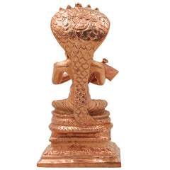 Bronze Manavalamamuni Idol Varavara Muni Yatindra Pravanar Sri Vaishnava Acharya Panchaloha Style Murti Statue for Pooja Mandir Home Decor, Gold, 3 Inch, 1 Piece