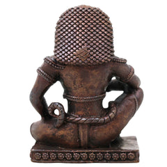 Copper Narasimha Swamy Idol, Ugra Narasimha Bhagwan Murti, Narasimhar Narasimhudu Narasingha Tamra Vigraham, Hindu Vishnu Avatar Statue for Puja Home Decor & Spiritual Protection, Brown, 2 Inch, 1 Piece