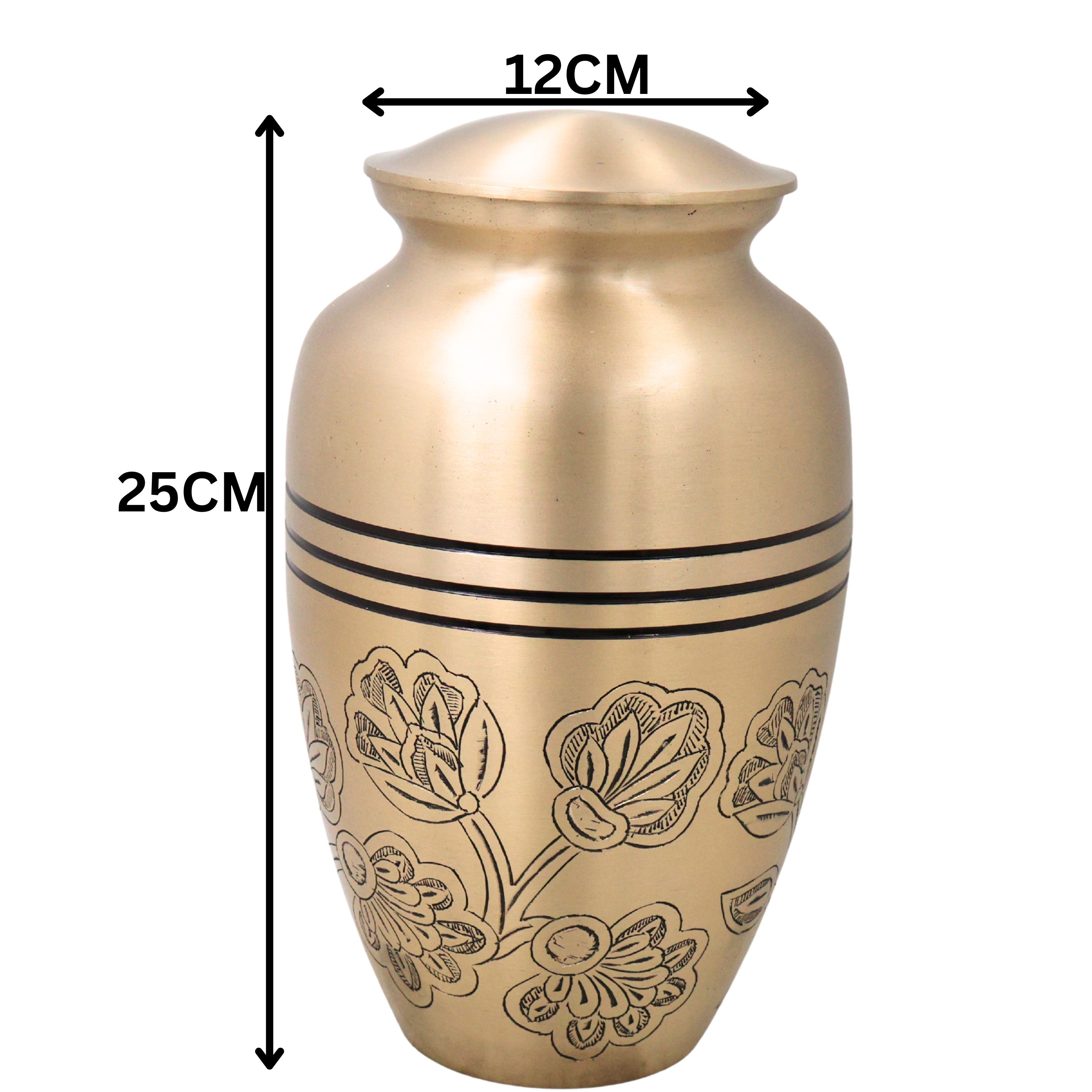 Brass Handcrafted Multipurpose Box for Home Decor & Gifting Traditional Peetal Storage Case, Gold, 10 Inch, 1 Piece