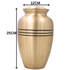 Brass Multipurpose Box Handcrafted Traditional Peetal Storage Peti for Pooja, Home Decor & Gifting, Gold, 10 Inch, 1 Piece