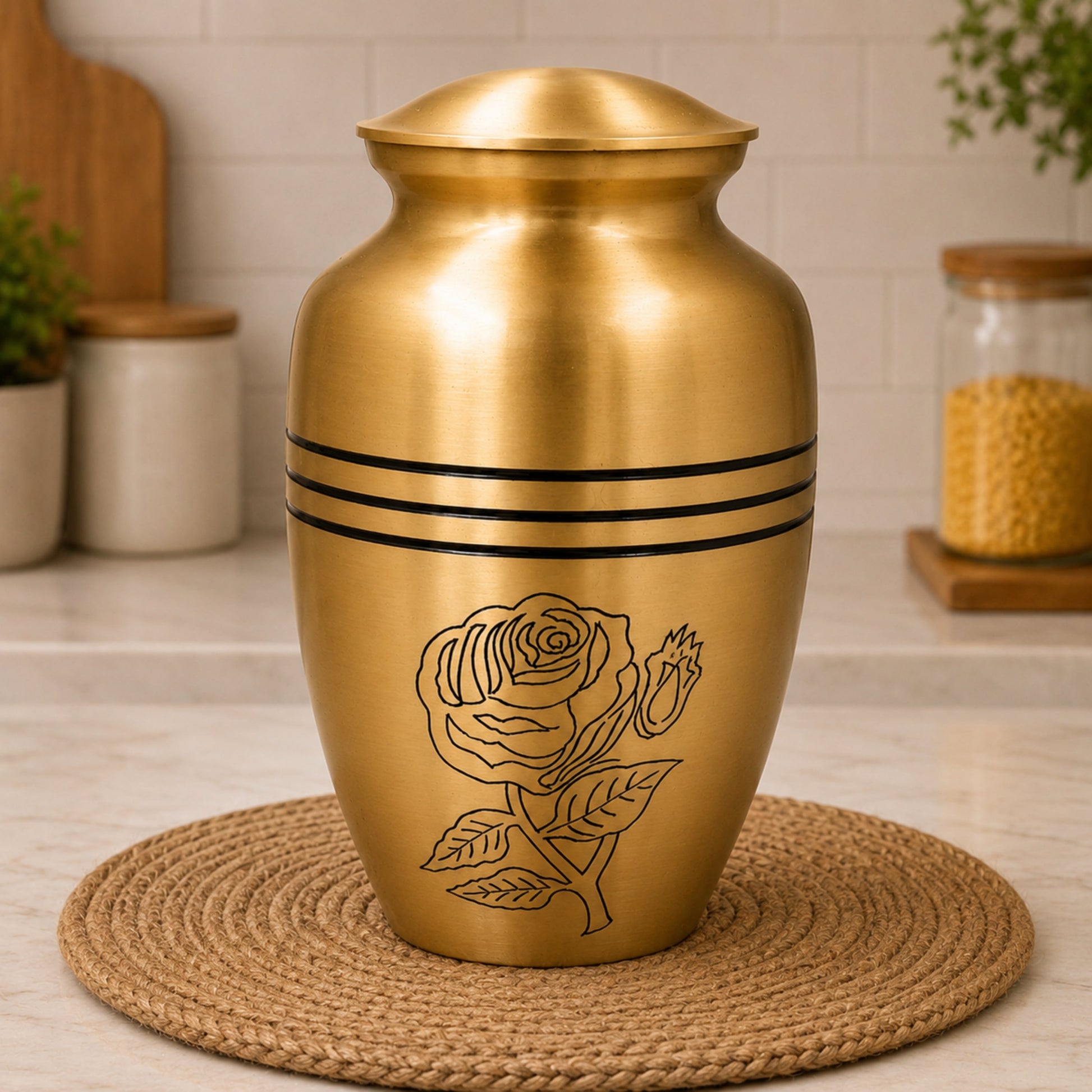 Brass Handcrafted Traditional  Box Peetal Peti Decorative Storage Case for Home Decor & Gifting, Gold, 10 Inch, 1 Piece