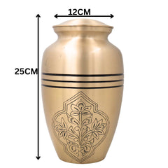 Brass Handcrafted Traditional  Multipurpose Box Peetal Peti Decorative Storage Gift Home Decor Organizer, Gold, 10 Inch, 1 Piece
