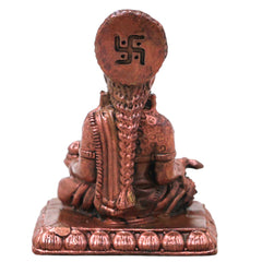 Copper Annapurna Devi Idol, Handcrafted Traditional Annapoorna Murti for Pooja, Mandir Decor & Gifting, Brown, 1.5 Inch, 1 Piece