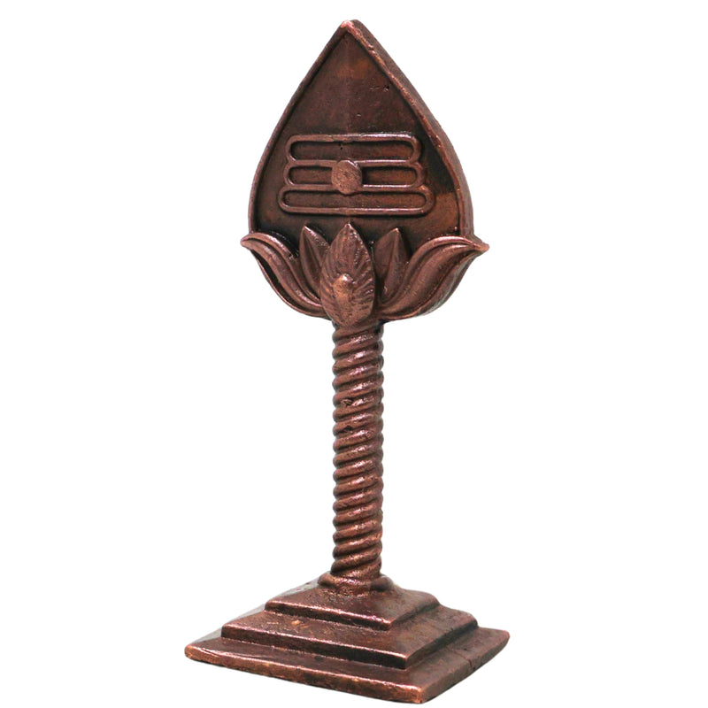Copper Murugan Vel Handcrafted Velayudham for Pooja, Vastu, Temple Decor & Spiritual Gifting, Brown, 3 Inch, 1 Piece