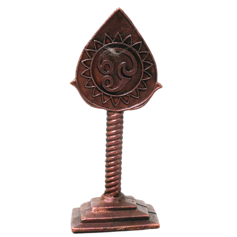 Copper Murugan Vel Handcrafted Velayudham for Pooja, Vastu, Temple Decor & Spiritual Gifting, Brown, 3 Inch, 1 Piece