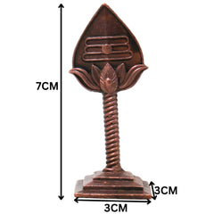 Copper Murugan Vel Handcrafted Velayudham for Pooja, Vastu, Temple Decor & Spiritual Gifting, Brown, 3 Inch, 1 Piece