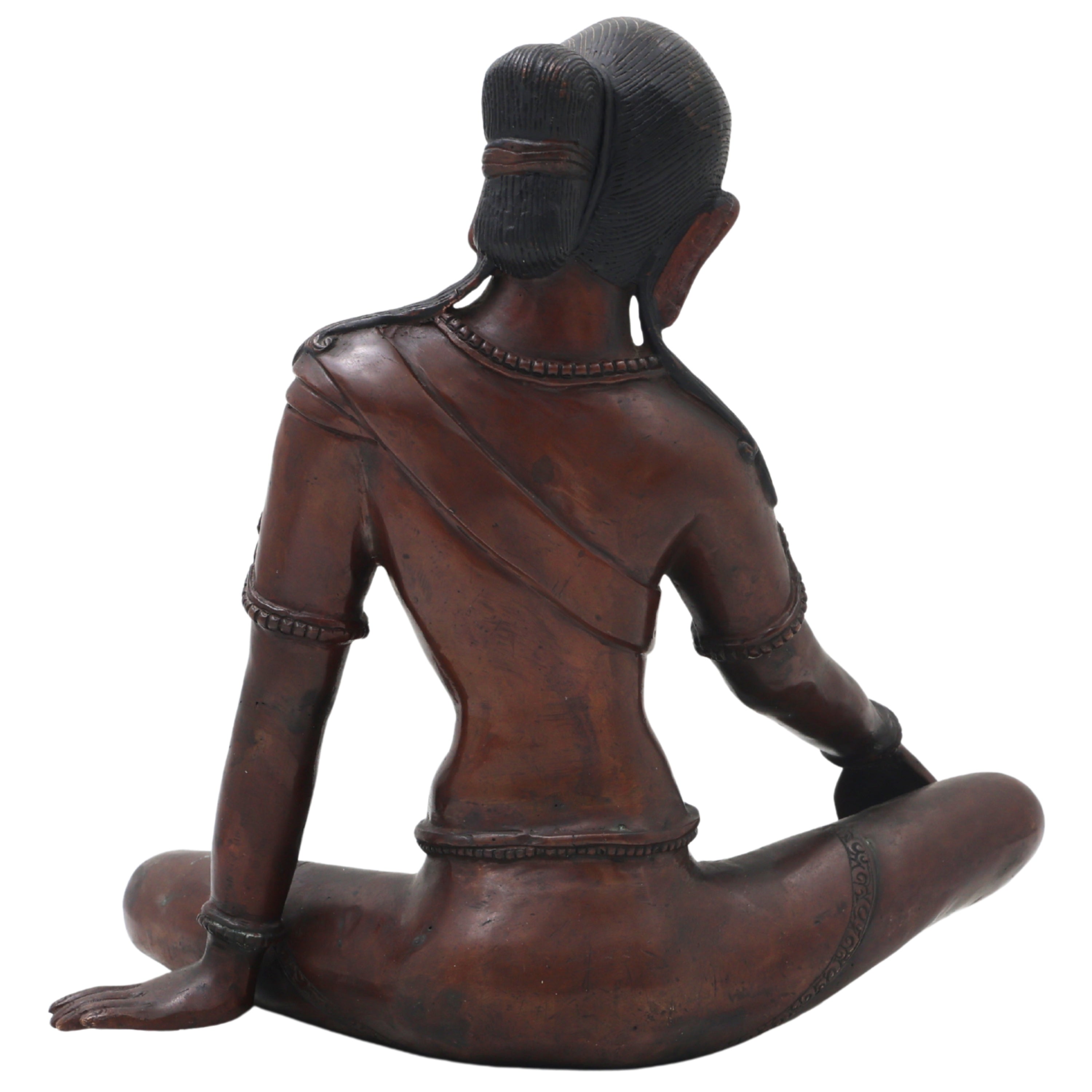 Brass Uma Devi Idol for Pooja, Vastu &amp; Spiritual Home Decor, Brown, 10 Inch, 1 Piece