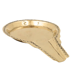 Brass Abhishek Patre Somasuthra for Shivling Pooja, Handcrafted Traditional Chola Ritual Kalasha Gifting, Gold, 1 Inch, 1 Piece