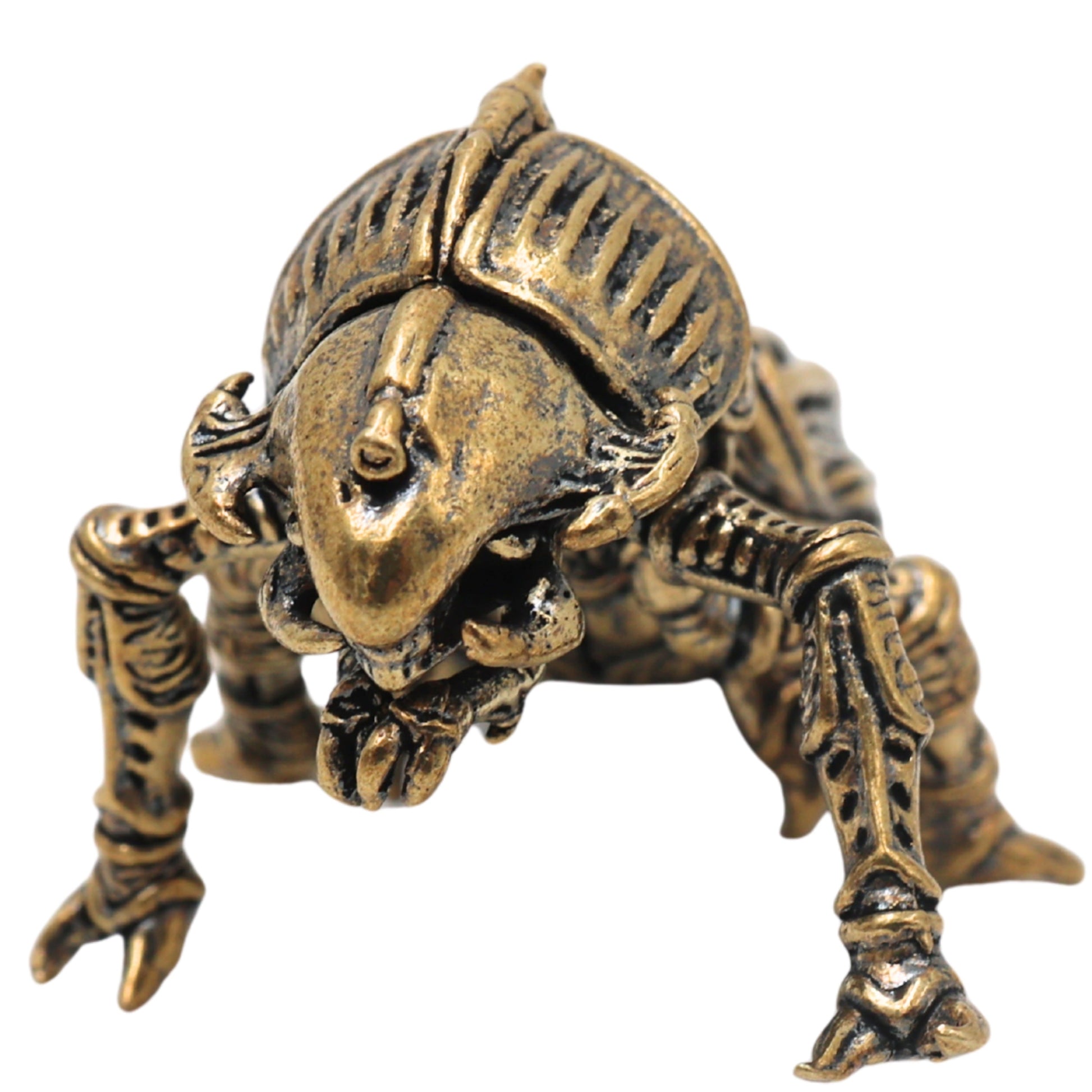 Brass Beetle Showpiece for Home Decor & Gifting, Handcrafted Traditional Decorative Insect Figurine, Gold, 1 Inch, 1 Piece