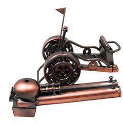 Handcrafted Steel War Cannon Sculpture, Traditional Military Artillery Replica for Home Decor, Collection & Gifting, Brown, 3 Inch, 1 Piece