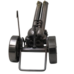 Brass War Cannon Showpiece Handcrafted Traditional Royal Artillery Decor for Home, Office & Gifting, Black, 3 Inch, 1 Piece