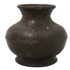 Brass Lota Kalash Kumbha for Pooja, Handcrafted Abhishekam, Temple Decor, Traditional Chola Gift Vessel, Brown, 3 Inch, 1 Piece
