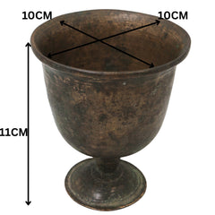 Brass Lota for Pooja, Handcrafted Abhishekam & Temple Rituals Traditional  Kalash Gift Vessel, Gold, 4.5 Inch, 1 Piece
