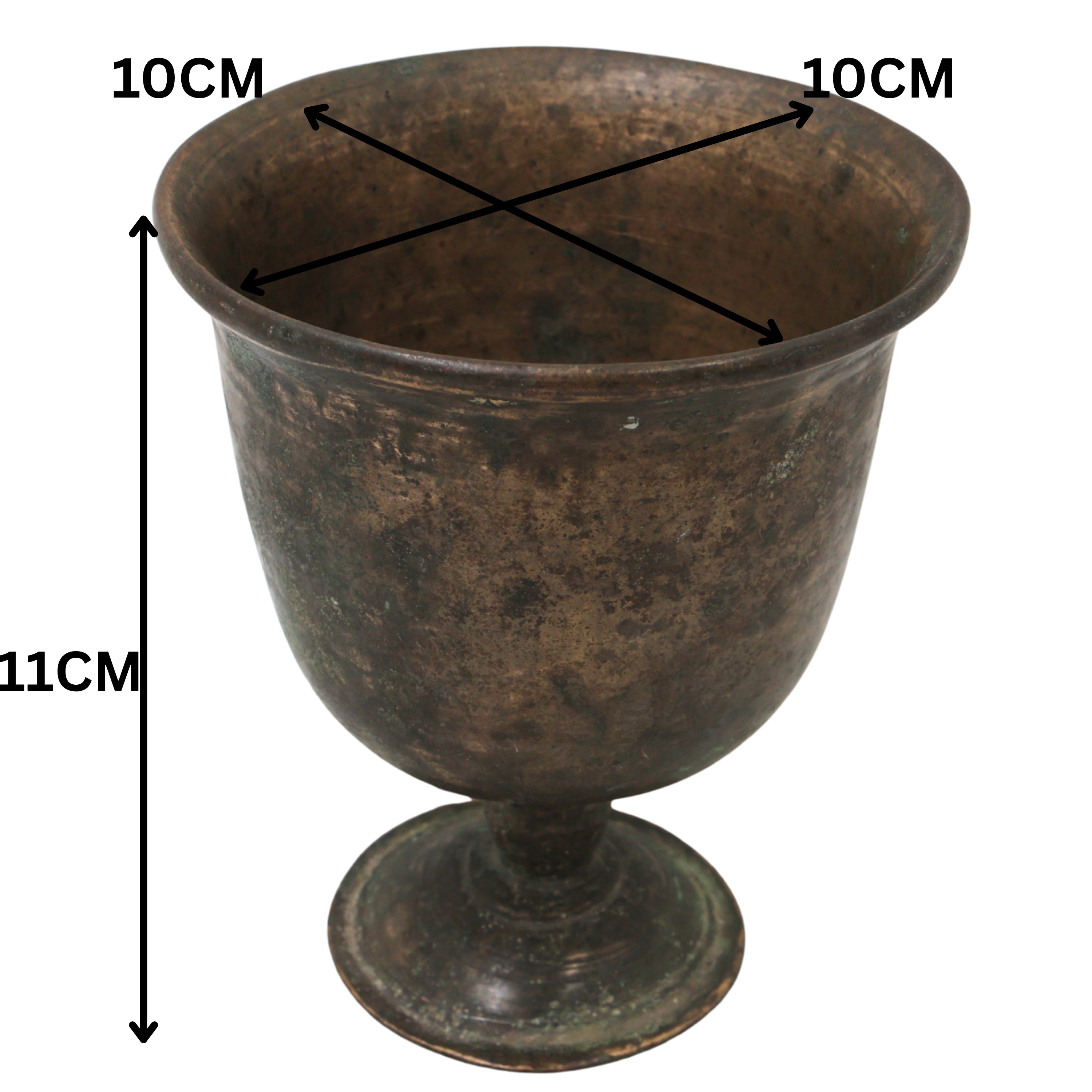 Brass Lota for Pooja, Handcrafted Abhishekam & Temple Rituals Traditional  Kalash Gift Vessel, Gold, 4.5 Inch, 1 Piece