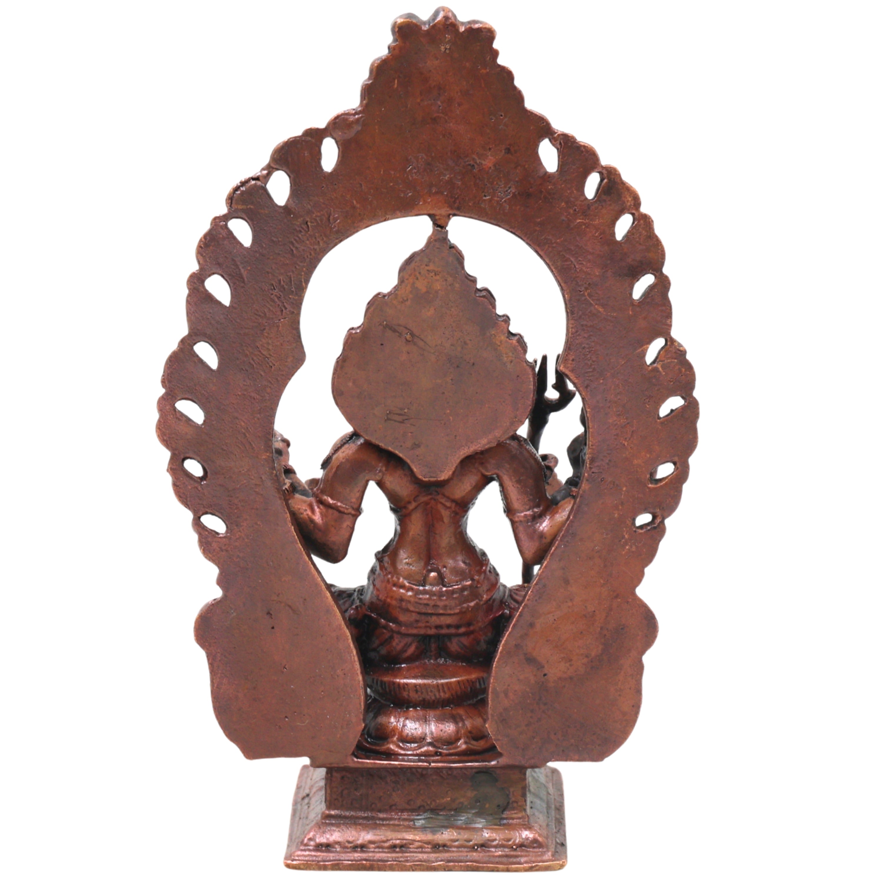 Handcrafted Copper Mariamma Idol, Sri Mariamman Devi Murti for Pooja, Temple, Vastu &amp; Home Decor, Brown, 5.5 Inch, 1 Piece