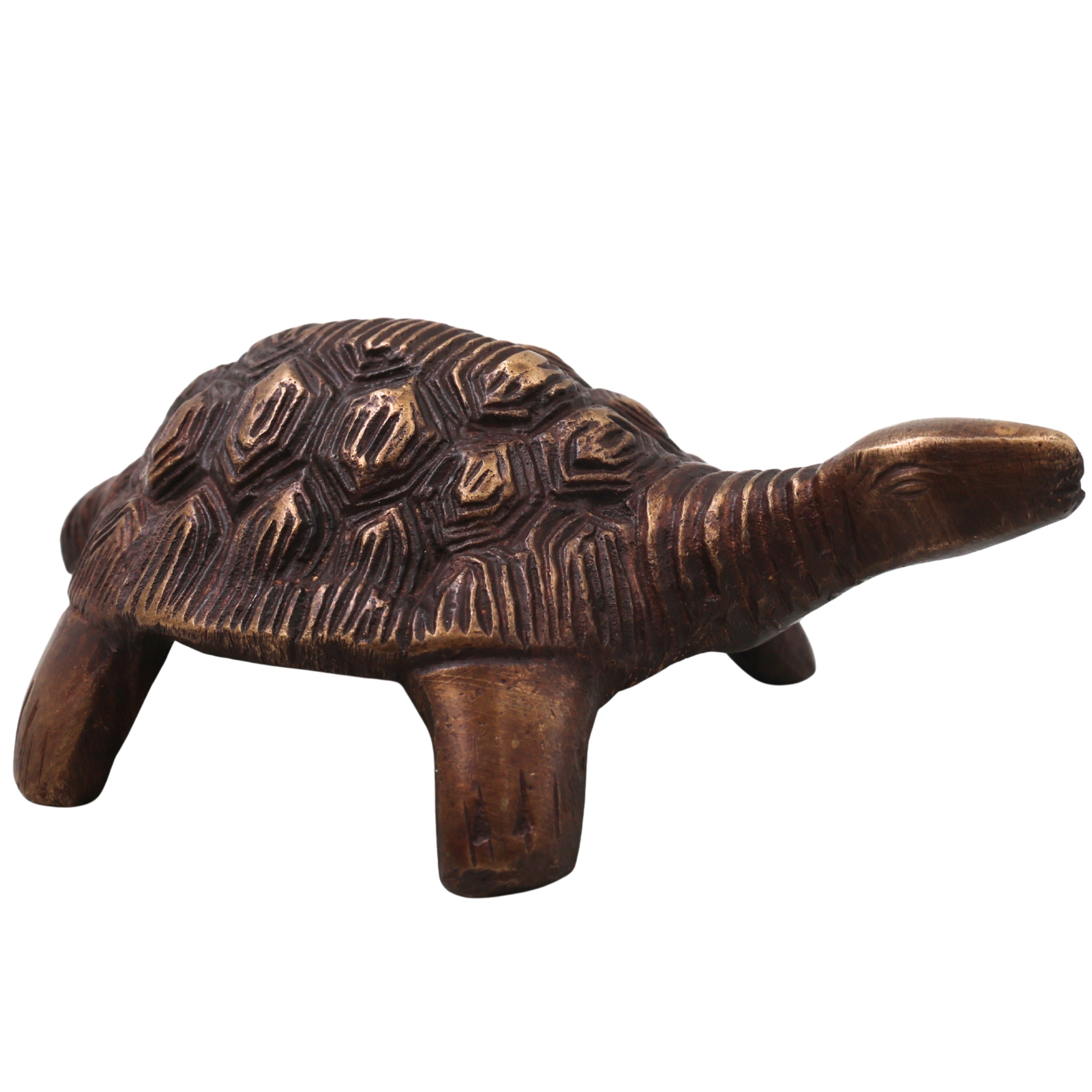 Brass Kurma Avatar Handcrafted Tortoise Idol for Vastu Pooja, Spiritual Home Decor, Traditional Gift Statue, Gold, 2 Inch, 1 Piece