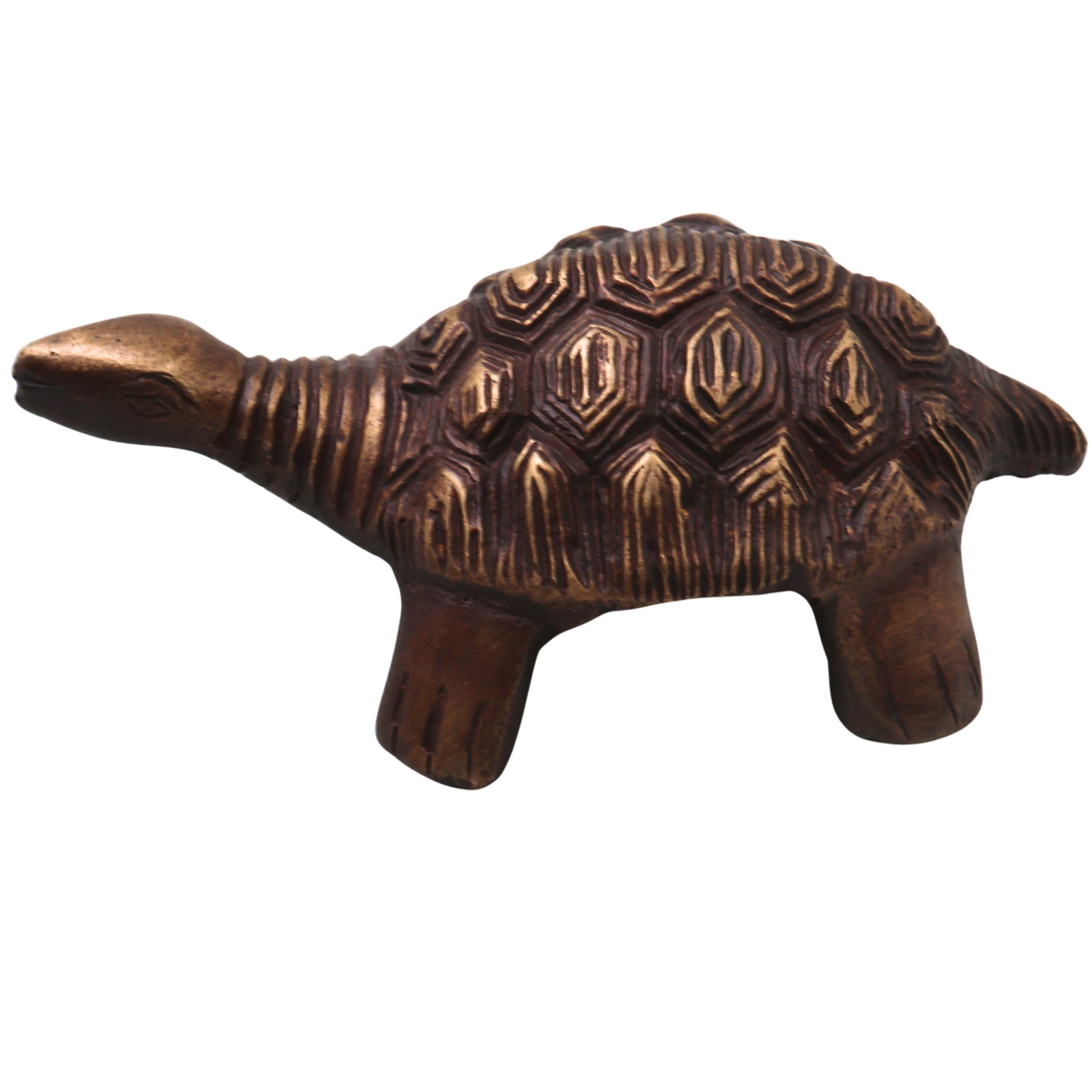Brass Kurma Avatar Handcrafted Tortoise Idol for Vastu Pooja, Spiritual Home Decor, Traditional Gift Statue, Gold, 2 Inch, 1 Piece