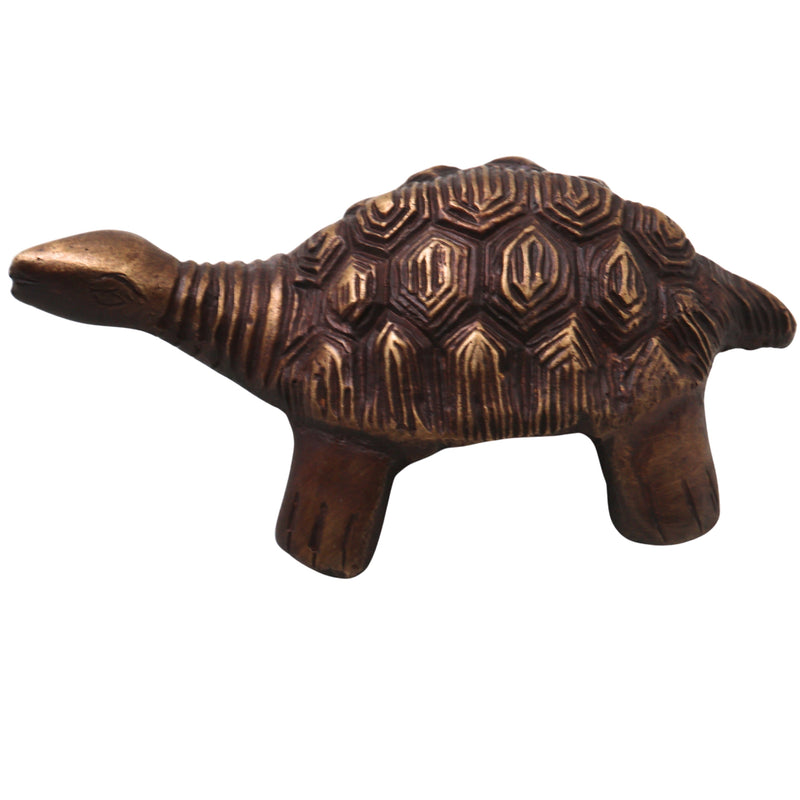 Brass Kurma Avatar Handcrafted Tortoise Idol for Vastu Pooja, Spiritual Home Decor, Traditional Gift Statue, Gold, 2 Inch, 1 Piece