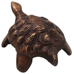 Brass Kurma Avatar Handcrafted Tortoise Idol for Vastu Pooja, Spiritual Home Decor, Traditional Gift Statue, Gold, 2 Inch, 1 Piece
