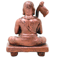 Copper Shree Ramanujacharya Idol, Sri Ramanuja Yatiraja Murti for Pooja, Home Décor & Gifting, Brown, 1 Inch, 1 Piece