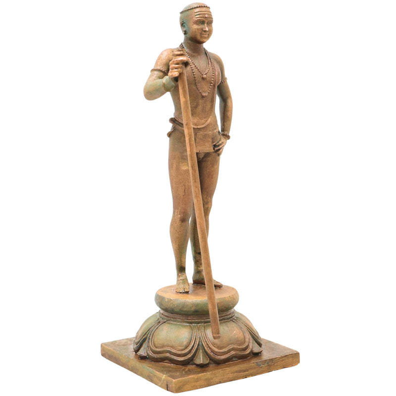 Bronze Palani Murugan Idol, Dhandayuthapani Subramanya Murti for Pooja, Home Decor & Gifting, Brown, 6.5 Inch, 1 Piece