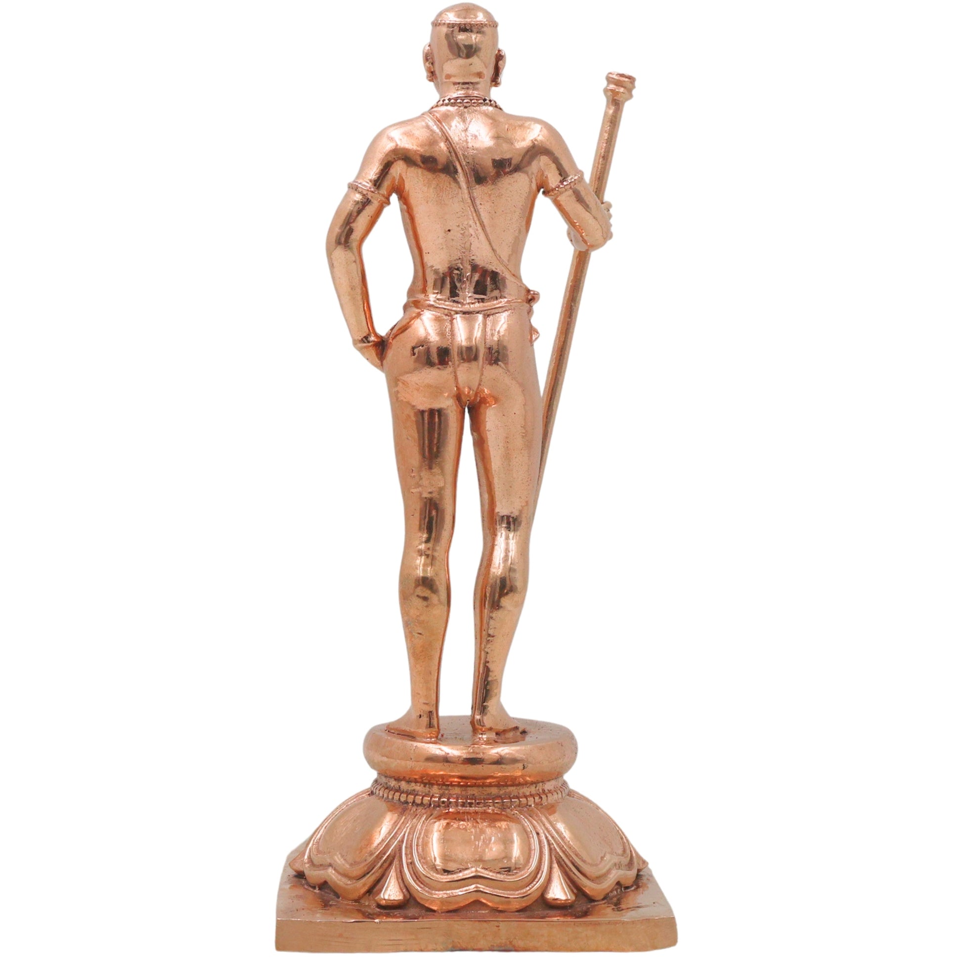 Bronze Palani Murugan Idol, Dhandayuthapani Subramanya Murti for Pooja, Home Decor & Gifting, Gold, 6.5 Inch, 1 Piece