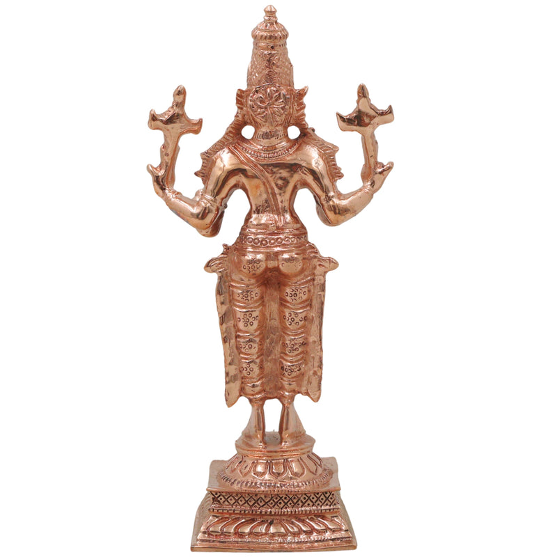 Bronze Dhanvantari Idol, Lord Dhanwantri Bhagavan Murti for Pooja, Vastu, Home Decor & Gifting, Gold, 6 Inch, 1 Piece