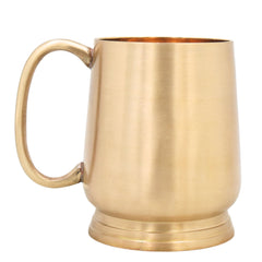 Handcrafted Brass Jug Glass, Pure Peetal Water Vessel for Pooja, Dining, Home Decor & Traditional Gifting, Gold, 4.5 Inch, 1 Piece