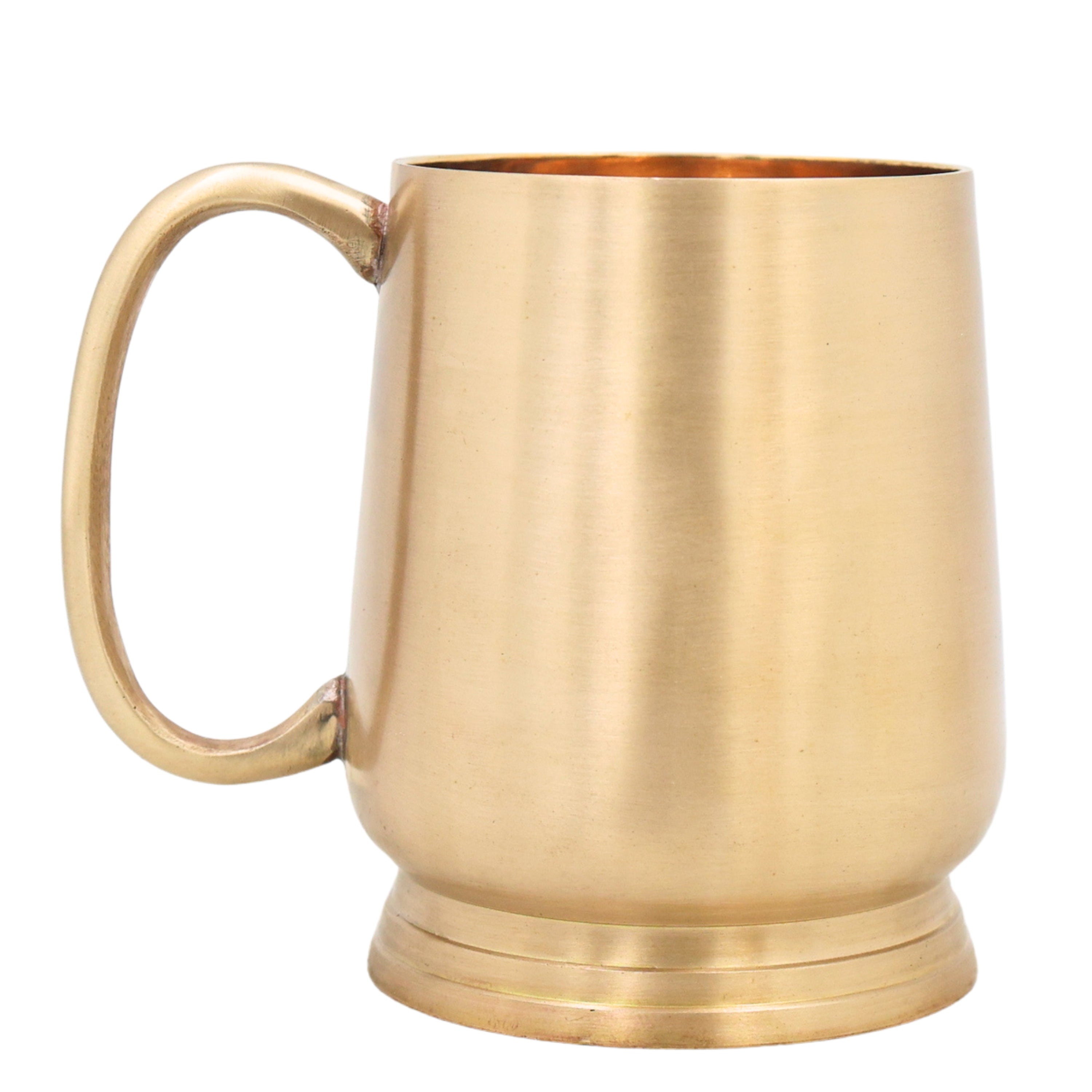 Handcrafted Brass Jug Glass, Pure Peetal Water Vessel for Pooja, Dining, Home Decor & Traditional Gifting, Gold, 4.5 Inch, 1 Piece