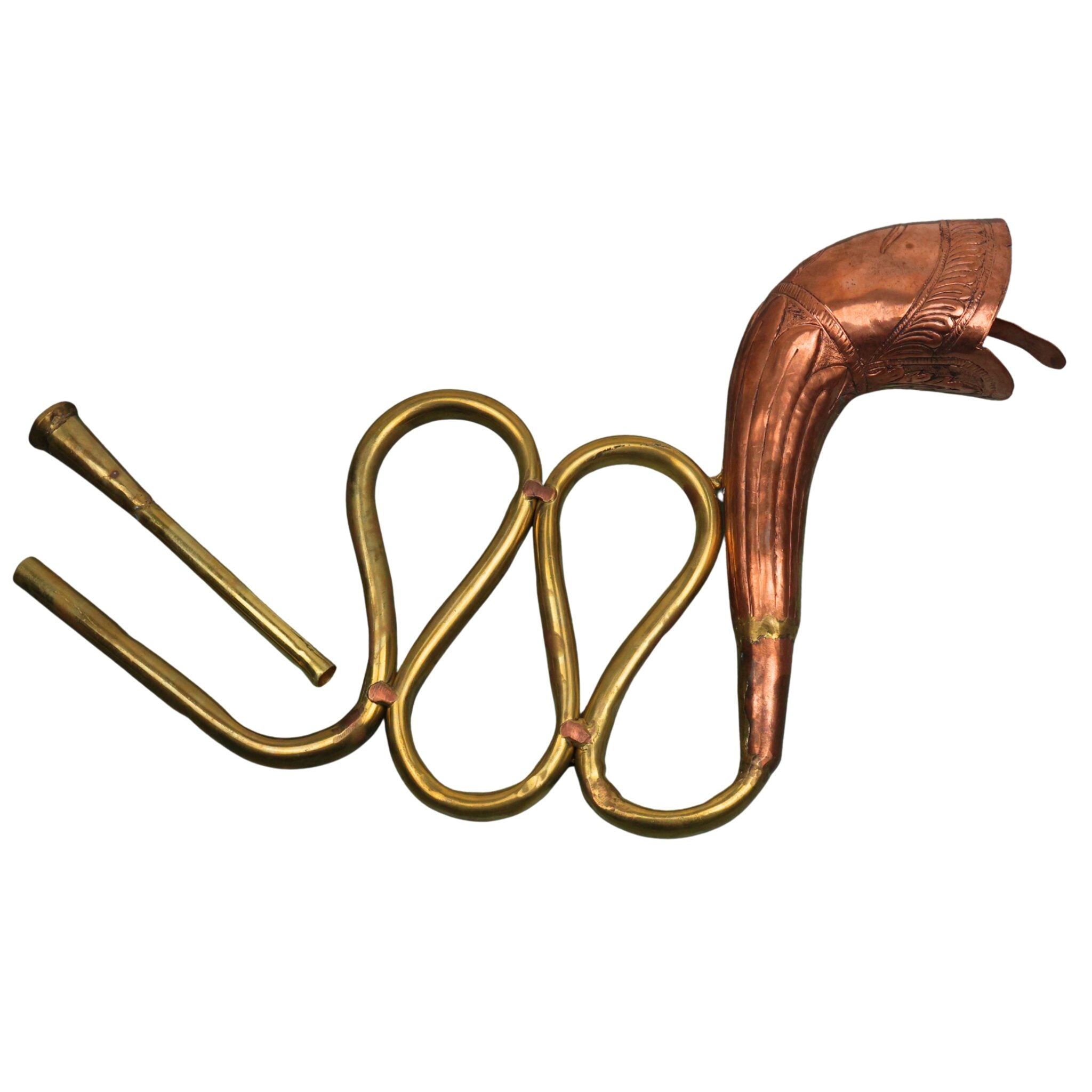 Bhunes Antique Music Decorative Canon Brass | Bugle Copper | Brass To Play Decorative Gift,Gold, 19 Inch, 1 Piece