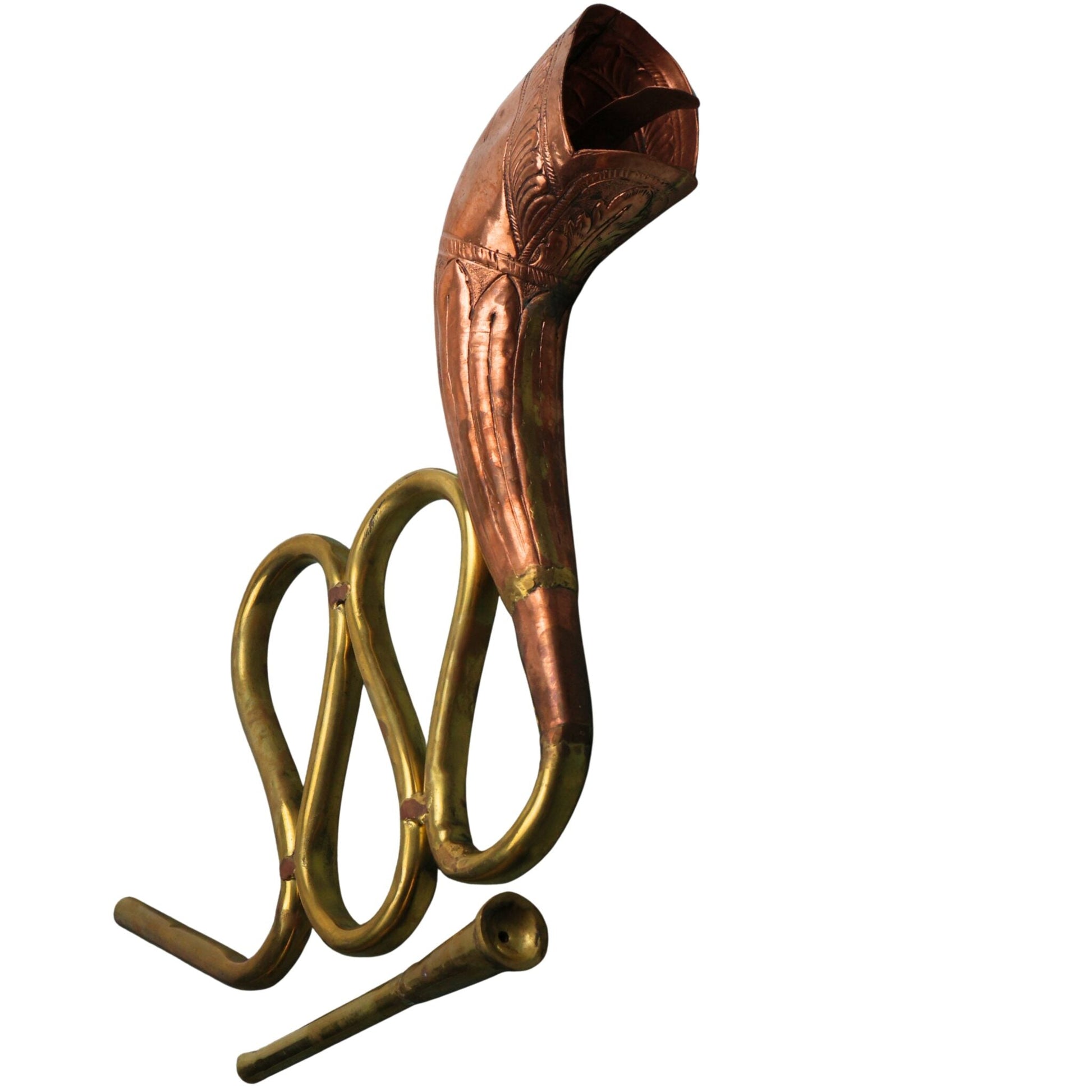 Bhunes Antique Music Decorative Canon Brass | Bugle Copper | Brass To Play Decorative Gift,Gold, 19 Inch, 1 Piece