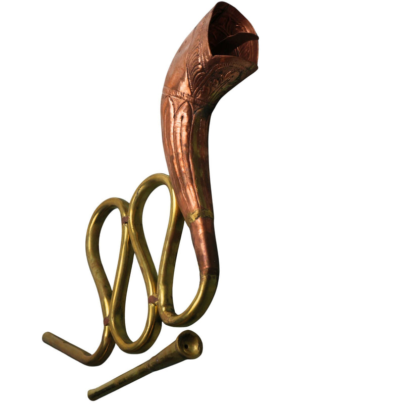 Bhunes Antique Music Decorative Canon Brass | Bugle Copper | Brass To Play Decorative Gift,Gold, 19 Inch, 1 Piece