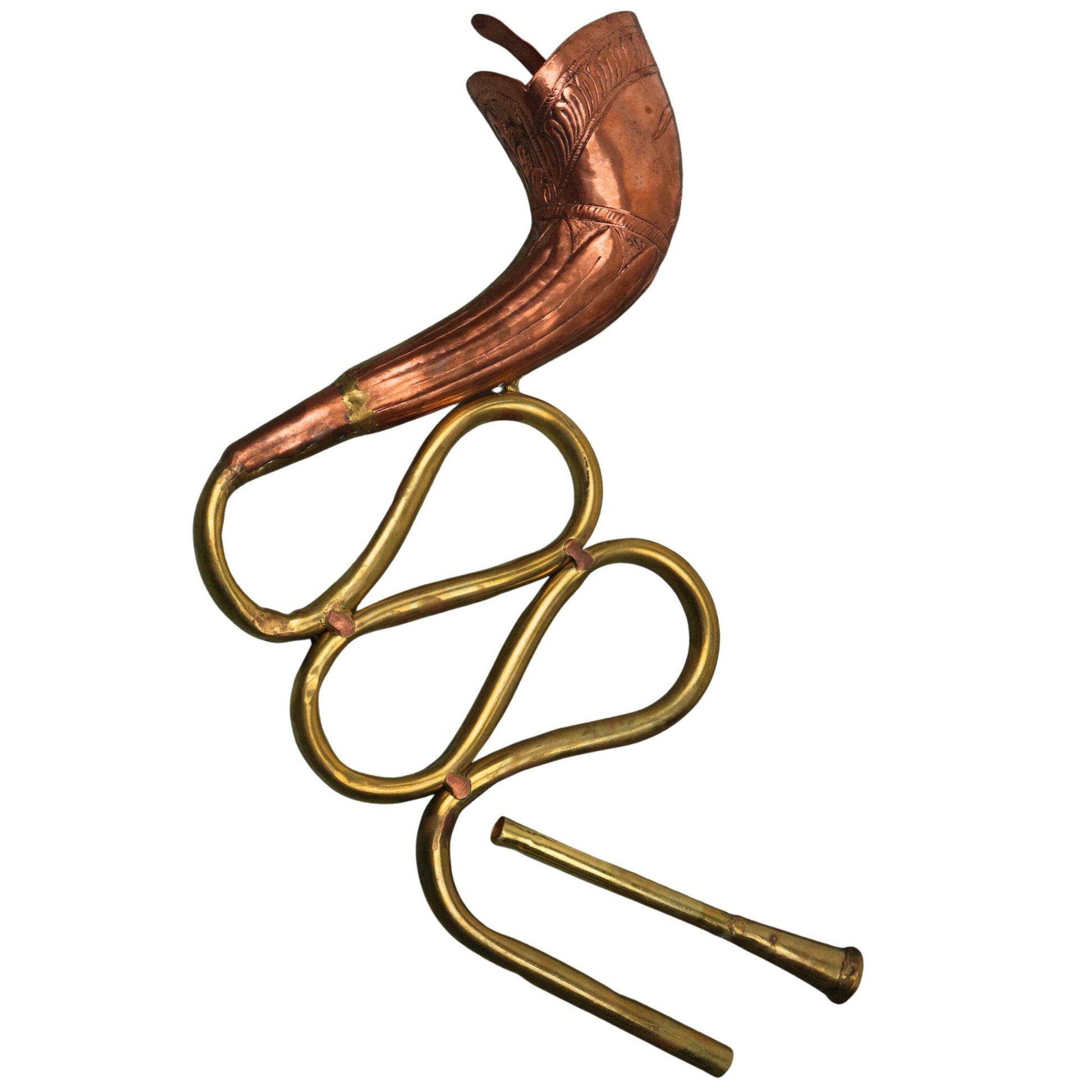 Bhunes Antique Music Decorative Canon Brass | Bugle Copper | Brass To Play Decorative Gift,Gold, 19 Inch, 1 Piece