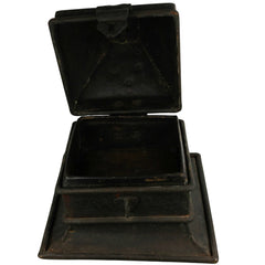 Bhunes Brass Decorative Antique Boxes | Box | Multipurpose Boxes | Jewellery Boxes |Jewel Box | Antique | Jewelry Box,Black, 4 Inch, 1 Piece