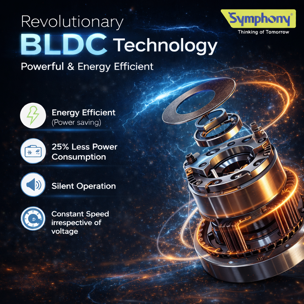 Diet 3D 55B | BLDC Tower Air Cooler | Magnetic Remote | Pop-up Touchscreen