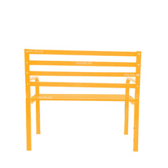Spic Metal 2 Seater Garden Bench for Outdoor Park - (Yellow)