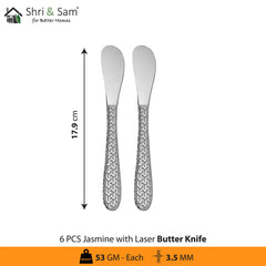 Stainless Steel Cutlery with Laser 1 Jasmine