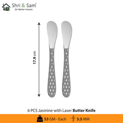 Stainless Steel Cutlery with Laser 2 Jasmine
