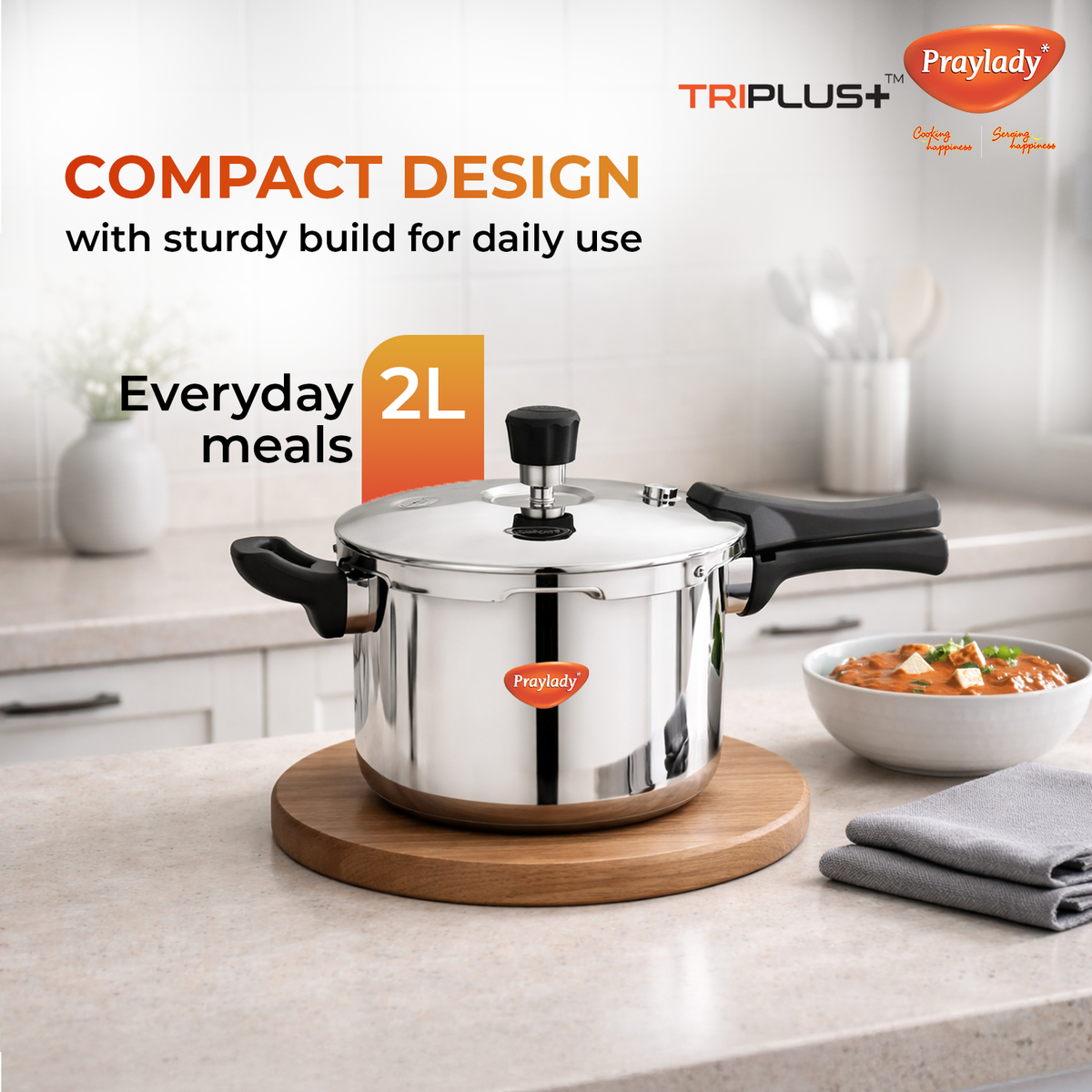 Triplus+ Tri-ply Pressure Cooker