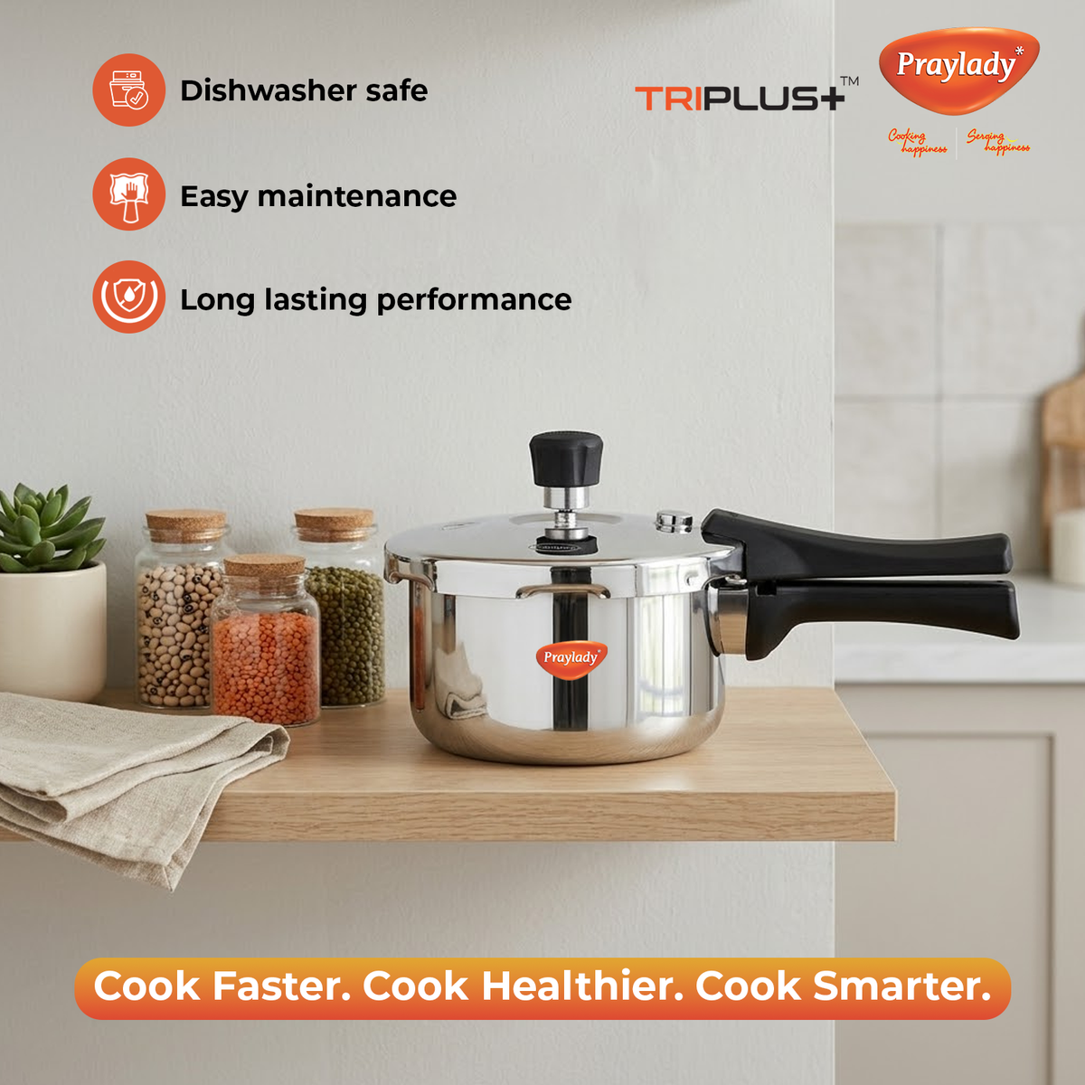 Triplus+ Tri-ply Pressure Cooker