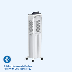 Diet 3D 55B | BLDC Tower Air Cooler | Magnetic Remote | Pop-up Touchscreen