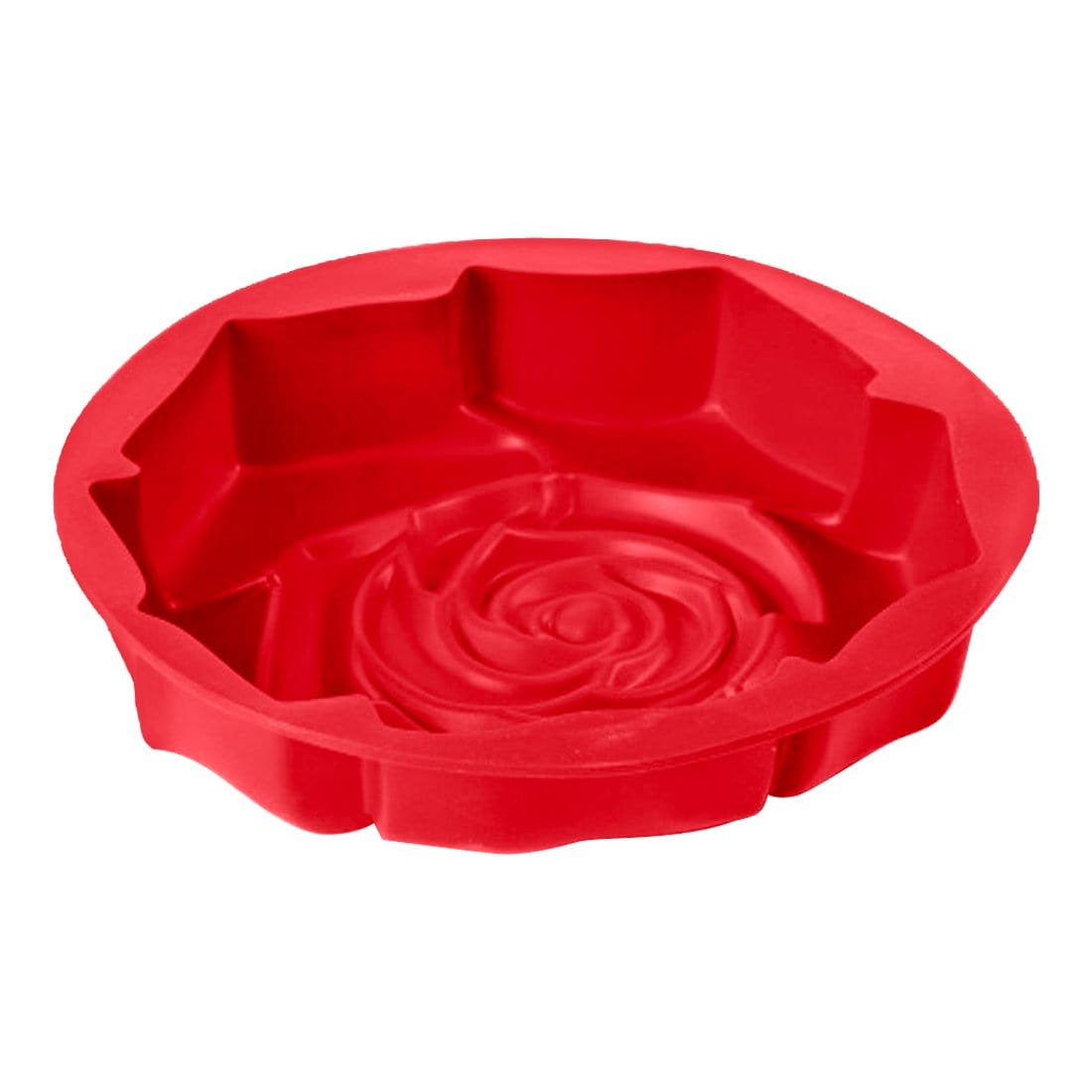 Wonderchef Pavoni Platinum Silicone Rose Shaped Cake Mould